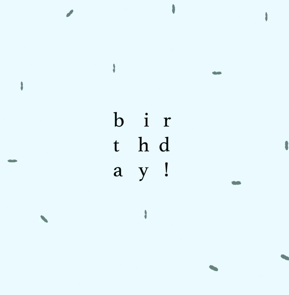 minimalist birthday cards design