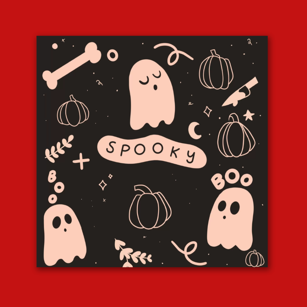 spooky birthday card