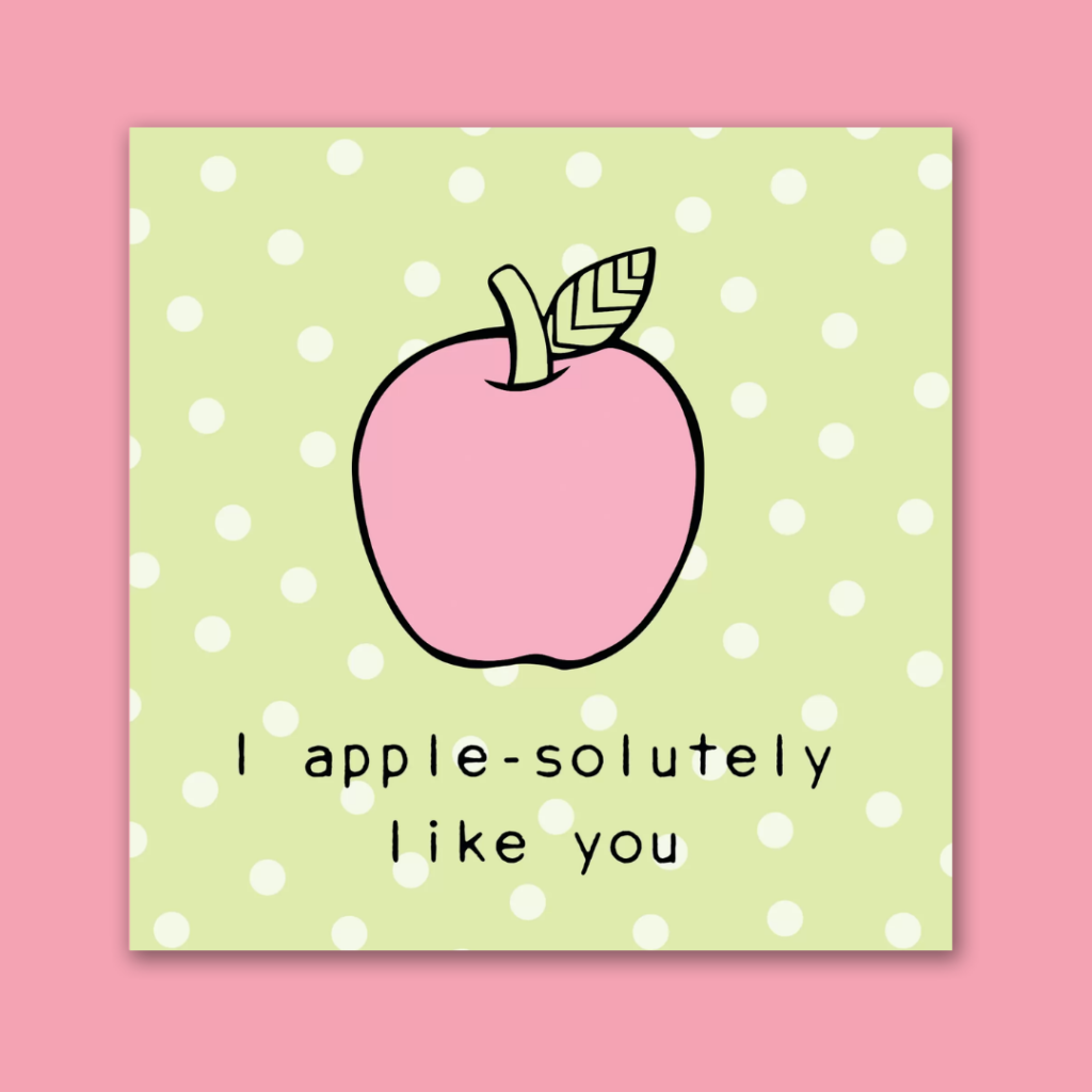 I like you greeting cards (applesolutely)