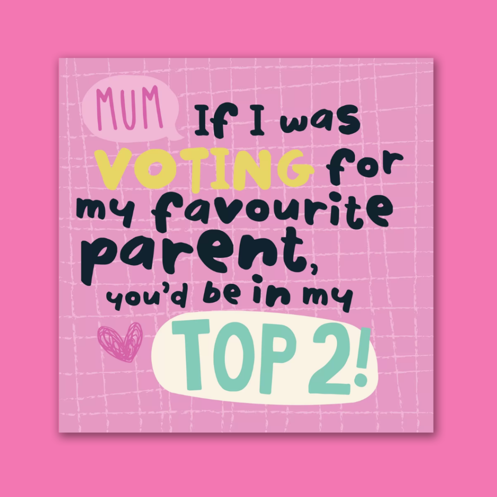 funny birthday card for mum - top 2 parent
